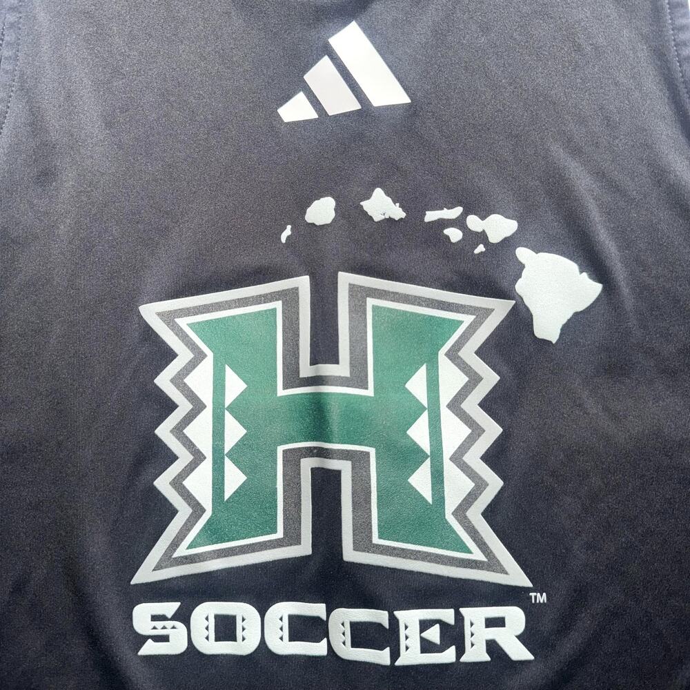 HAWAII RAINBOW WARRIORS SOCCER PLAYER ISSUE JERSEY TANK BLACK MEN’S SIZE M